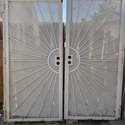 Iron door metal protection