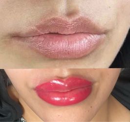 Lip blushing