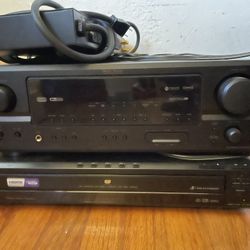 Denon Tuner , Boston Acoustics Speakers  and Sony DVD Player 