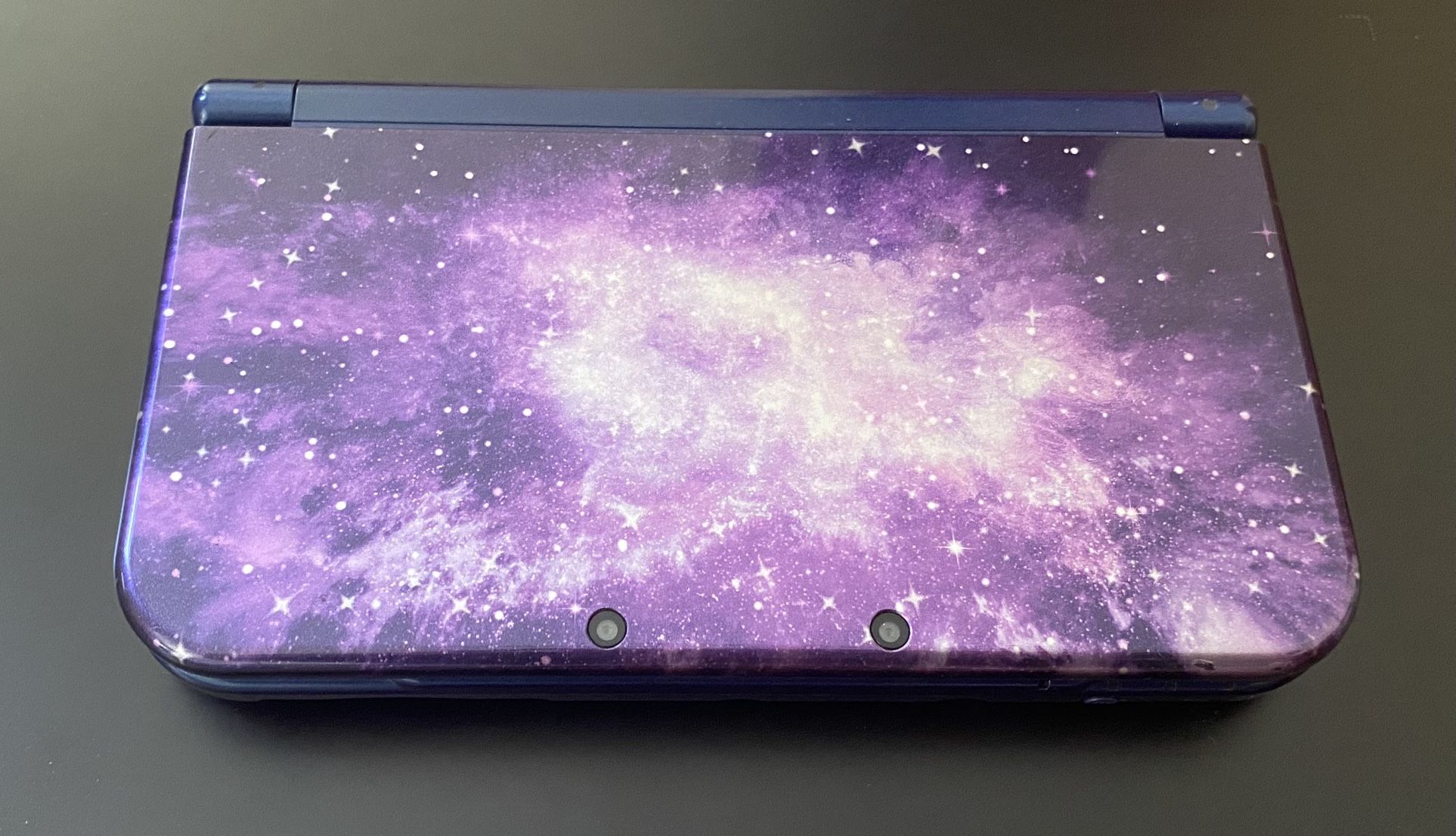New Nintendo 3DS XL Galaxy Bundle in Blue/Purple Stylus and Charger included