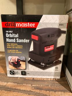 Drill Master 120V Orbital Hand Sander