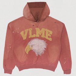 Brand New VLME Brick By Brick Red Hoodie Men’s Size Medium Retail $120