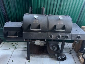 Heavy Duty Combo Grill and Smoker