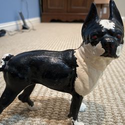 Cast Iron Boston Terrier Door Stopper
