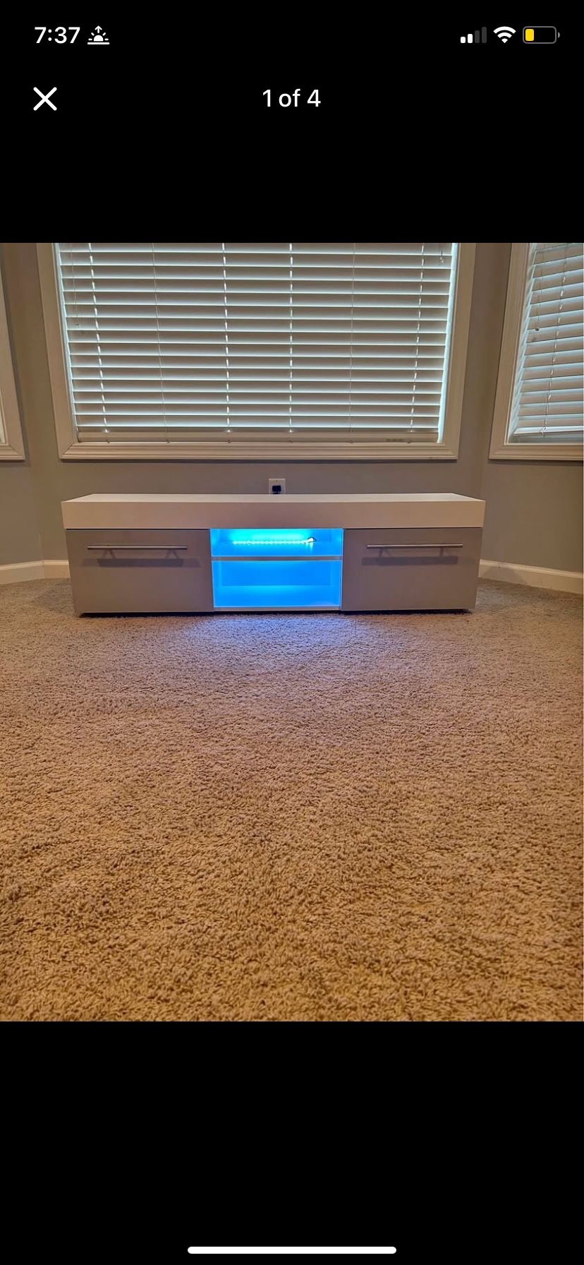 White TV Stand
