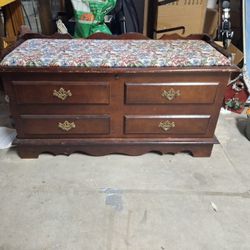 Cedar Chest Wirh Pillow Top $50.00
