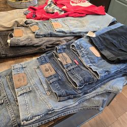 Assorted Men's Clothes Lot Size 46 & 34