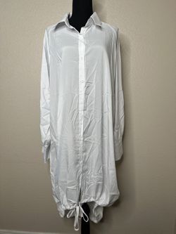 Women's Button Up Shirt Dress