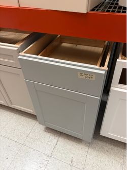 Dove Gray base kitchen cabinets 24”in