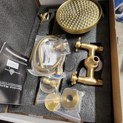 gotonovo Exposed Shower Faucet Wall Mount 2 Function