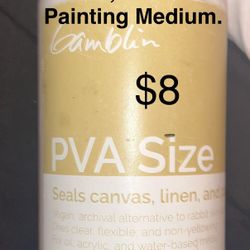 Gamblin PVA Size 33.8oz Artists Oil Painting Medium 