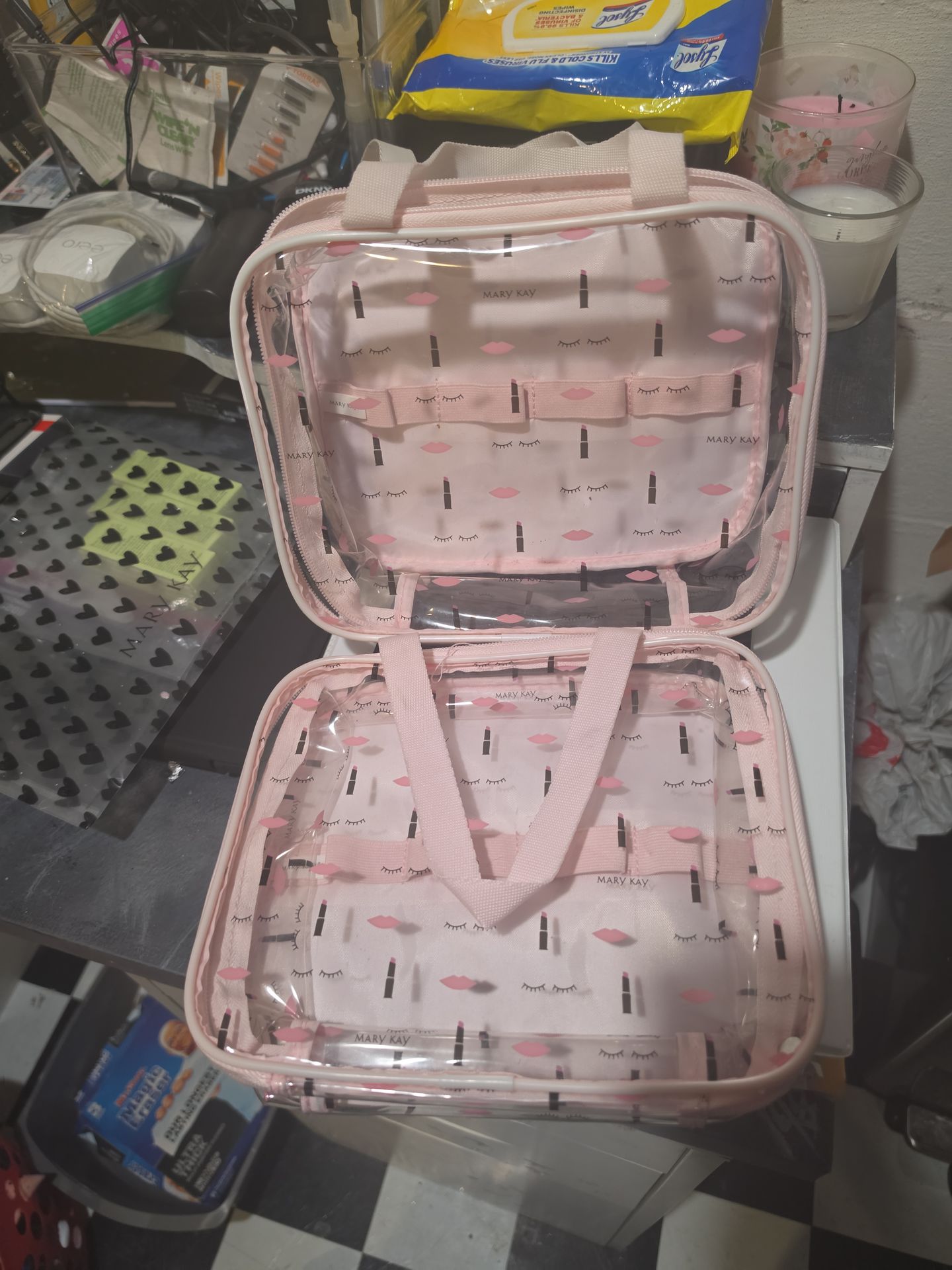 A lot of Mary K makeup and accessories!