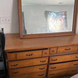 Dresser And Mirror