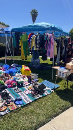 Garage Sale on Race Street San Jose