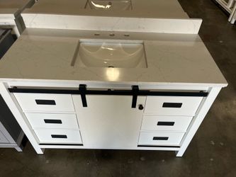 48 inch single sink bath Vanity