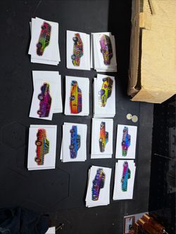Vintage stickers