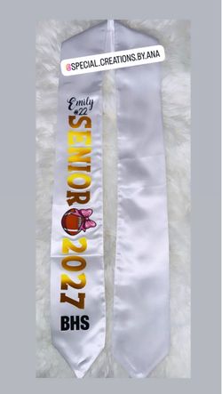 Custom Senior Night Sash 🏈💖🎉