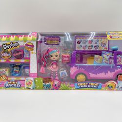 SHOPKINS Sweet Treat Truck Deluxe Playset - NEW - Exclusive BUBBLEISHA Shoppie 