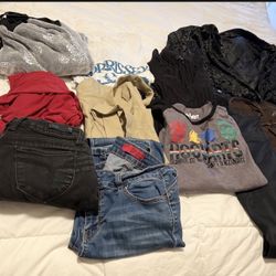 Pick Up Only Lots Of Clothes For Teen Or Women Small/medium Sizes Only. Take Everything For Price Listed. Clothes Bundle Size Is Small And Medium
