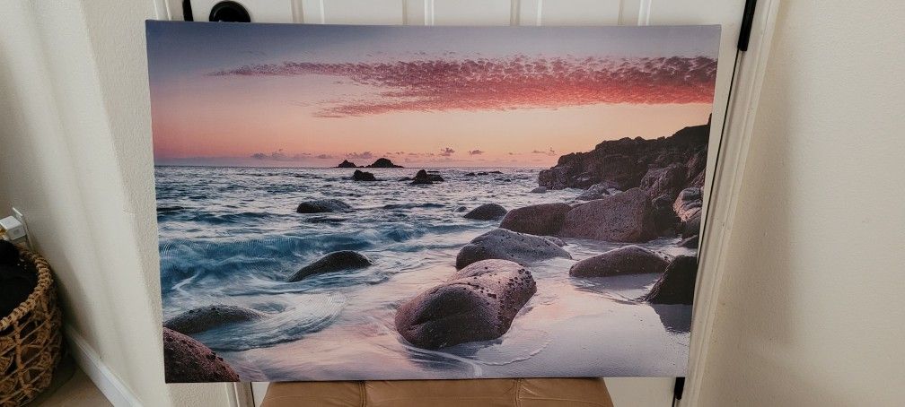 Large Ocean Wall Art Painting