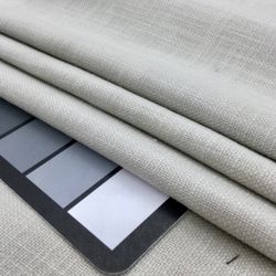 Grey Slub Weave | Linen Like Fabric | Drapery / Upholstery | Medium Weight | 54" Wide