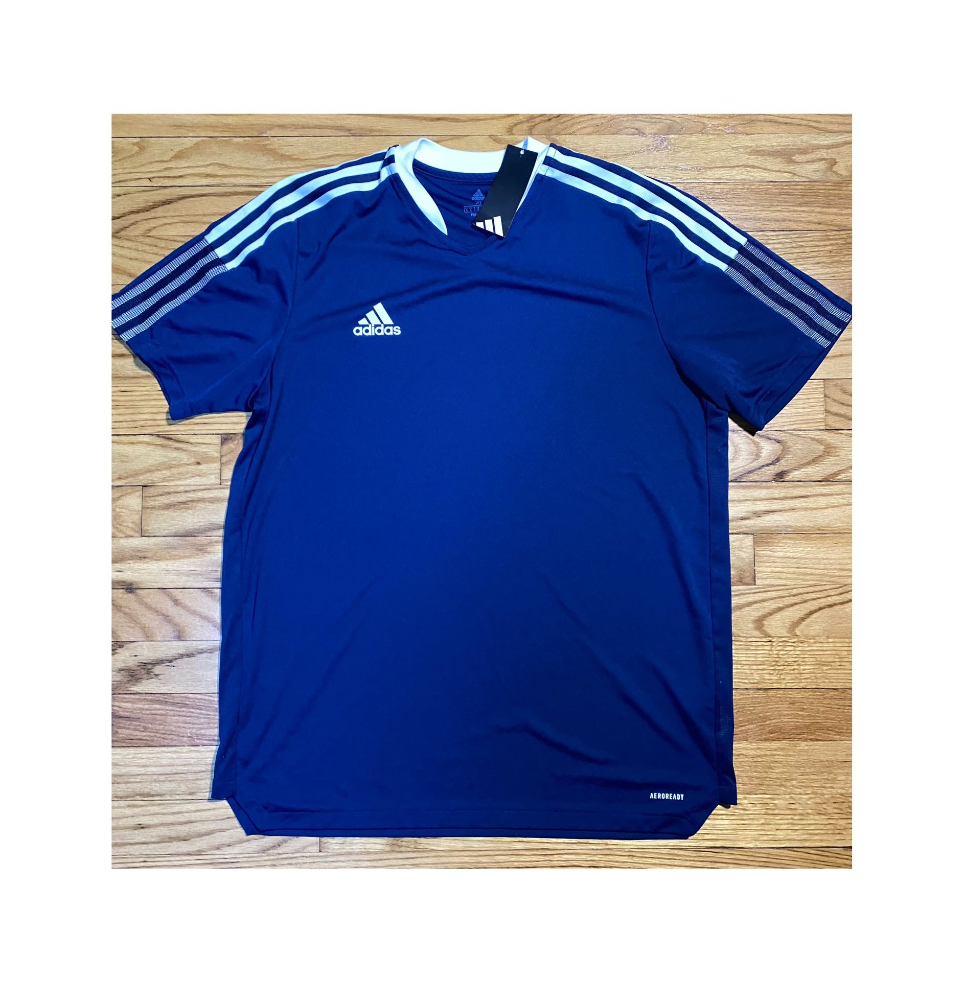 Adidas TIRO 23 Soccer training Jersey Navy Blue Men's XL New!!