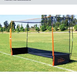 Bownet- Portable Field Hockey Net- 12' x 7'- Carrying Bag on wheels- Indoor/Outdoor