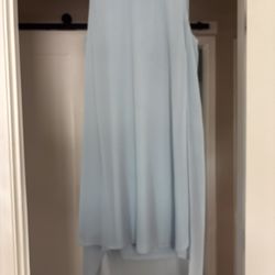Chiffon aqua Dress