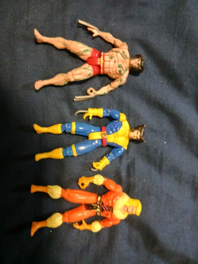 1992 Wolverine And Sabertooth Toys