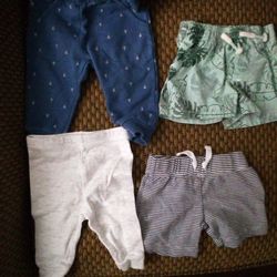 Baby boys 0-3 month shorts/pants