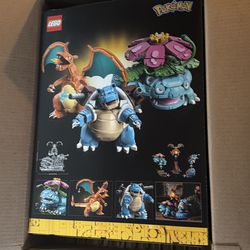 LEGO Set #72153, Pokemon Venusaur, Charizard and Blastoise