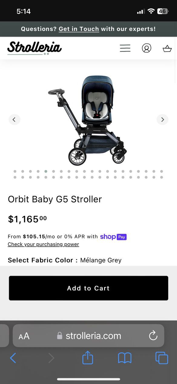 Orbitbaby Stroller 
