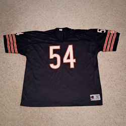 Vintage Champion #54 Brian Urlacher Chicago Bears Football Jersey Size 52