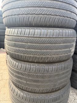 (4) 235/45R18 SET OF USED TIRES MICHELIN 65% LIFE !!