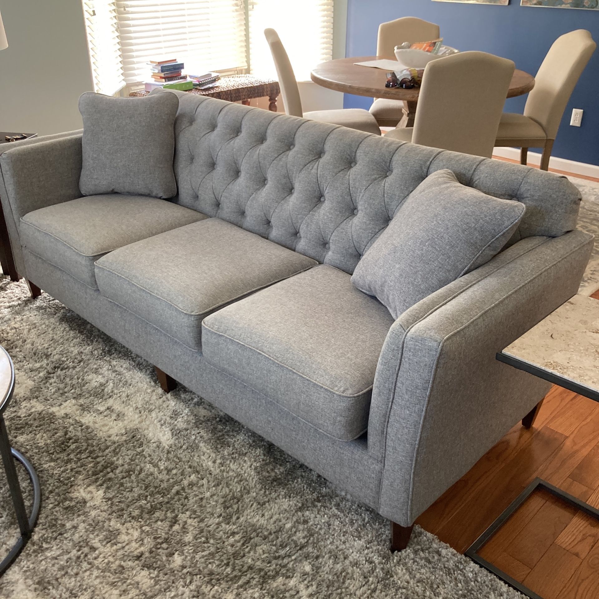 Sofa: La-Z-Boy Alexandra Sofa, gray