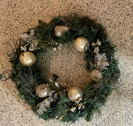 2 ft light up Christmas wreath 