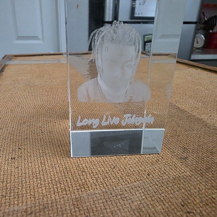 XXXTentacion Memorial Long Live Jahseh Glass Art