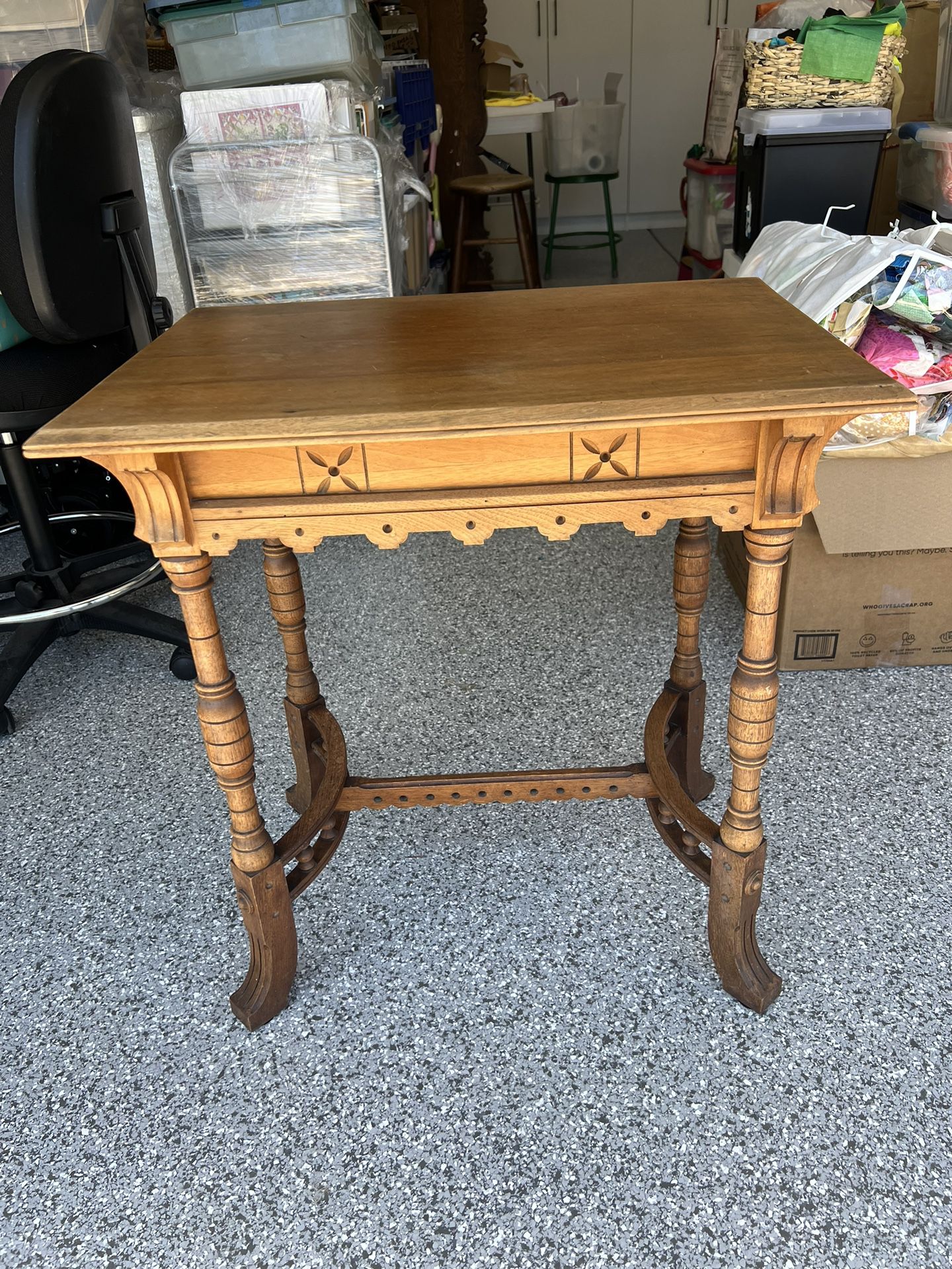 Antique Swedish End Table 