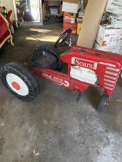 Vintage Sears chain driven kids ride on