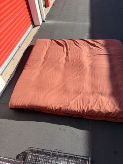 Futon Mattress with Rust Cover