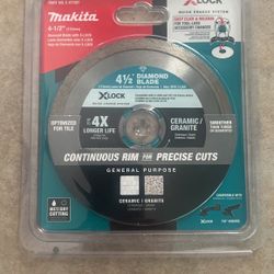 Makita 4” Diamond Blade (Concrete, Block, Paver, Brick, Roof Tile)