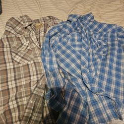 Wrangler Western Plaid Shirts