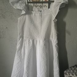 White Large Dress 
