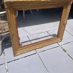19th Century Carved Giltwood Frame…   48” x 38”  $250