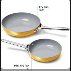 Caraway Nonstick Ceramic Frying Pan (2.7 qt, 10.5") - Non Toxic, PTFE & PFOA Free - Oven Safe & Compatible with All Stovetops (Gas, Electric & Inducti