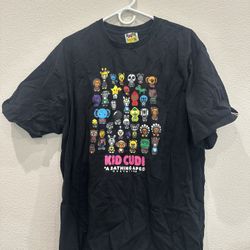 Kid Cudi x A Bathing Ape Collab Men’s XXL T-Shirt