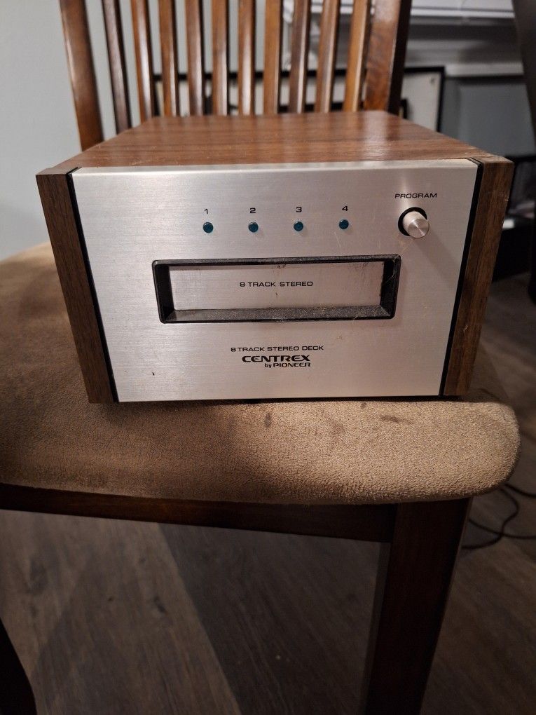 8 Track Player With Tapes