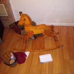 Children's Wooden Rocking Horse 