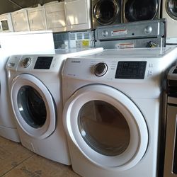 Samsung Front Load Washer And Dryer Set Both Works Good 💯