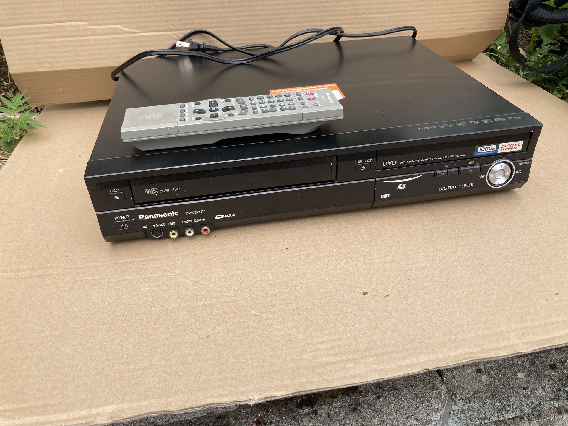 VHS And DVD Player